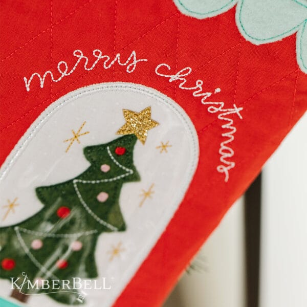 Noel's Quilted Stockings Machine Embroidery Design