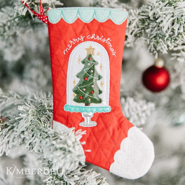 Noel's Quilted Stockings Machine Embroidery Design