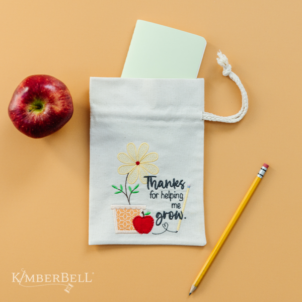 ハンドメイド　きゃんべる Canvas Cinch Sack Blank, Pack of 2, Beige | Kimberbell
