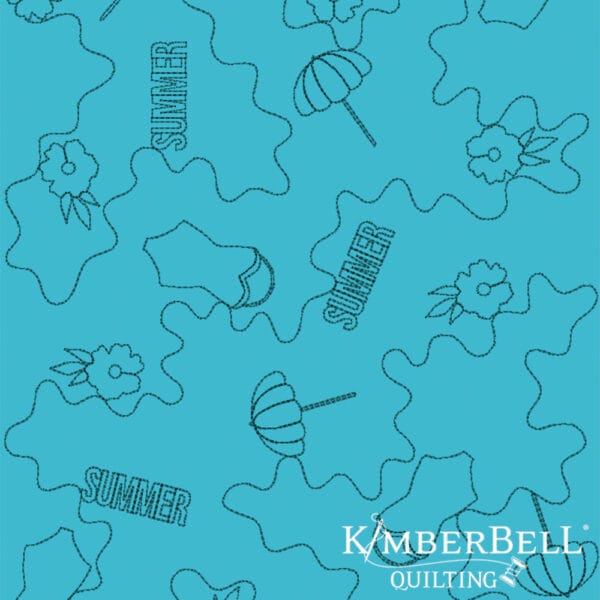 Summer 1 background quilting design kdq317