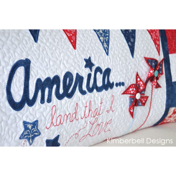 America, land that I love! bench Pillow (america)