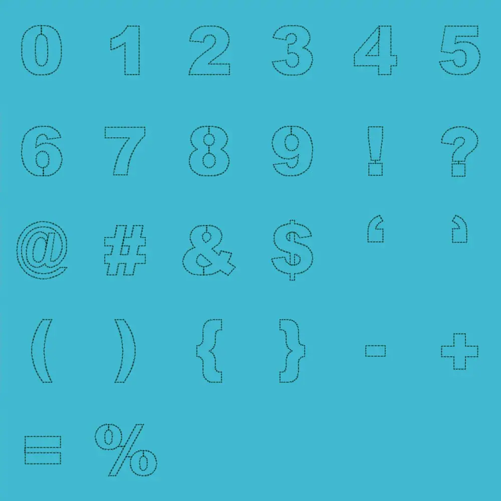 Bitty Block Alphabet 1 | Kimberbell