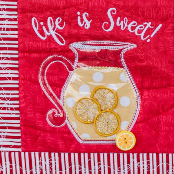 red white & bloom machine embroidery design lemons