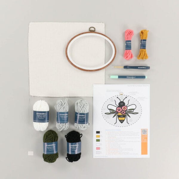 Bloomin’ Bee - Punch Needle Kit - Image 5