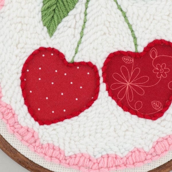 Life is Cherry Sweet - Punch Needle Plus Kit - Image 2