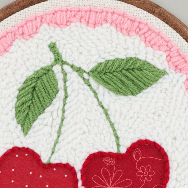 Life is Cherry Sweet - Punch Needle Plus Kit - Image 3