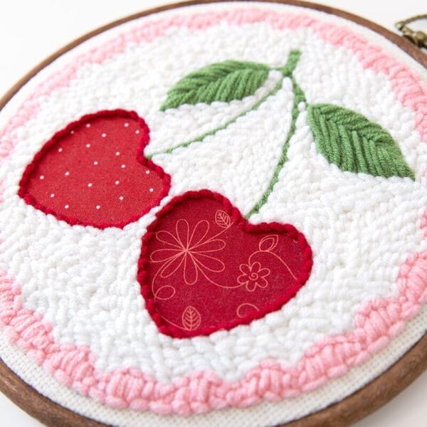 Life is Cherry Sweet - Punch Needle Plus Kit - Image 4