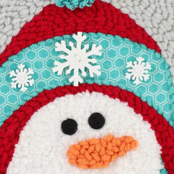 帽子 MURRAL Snow cover needle punch hat Shivering Snowman Punch Needle Plus Kit | Kimberbell