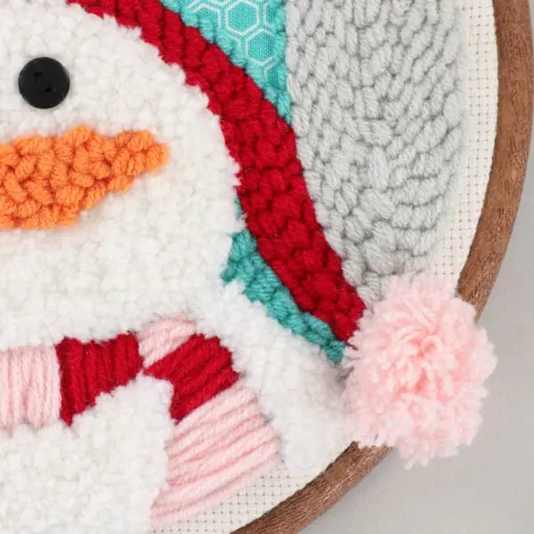 Shivering Snowman Punch Needle Plus Kit | Kimberbell