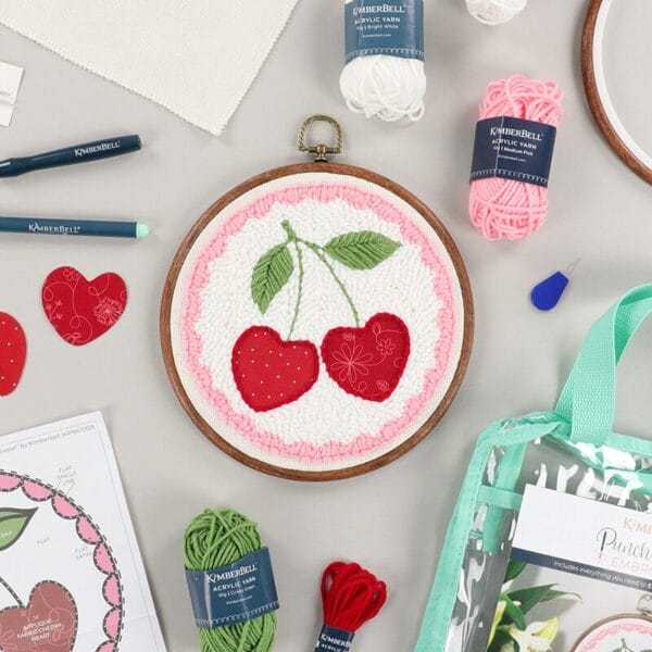 Life is Cherry Sweet - Punch Needle Plus Kit