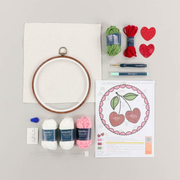 Life is Cherry Sweet - Punch Needle Plus Kit - Image 5