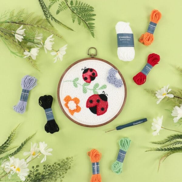 Bugs & Blooms - Punch Needle Plus Kit - Image 3