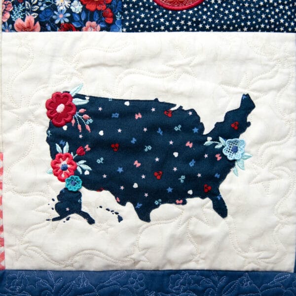 Star-Spangled Beauty Ladder Quilt - Image 5