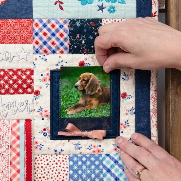 Star-Spangled Beauty Ladder Quilt - Image 7