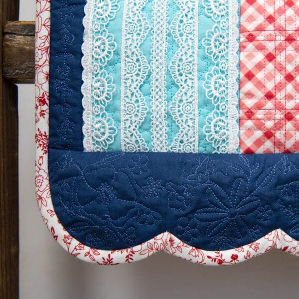 Star-Spangled Beauty Ladder Quilt - Image 12