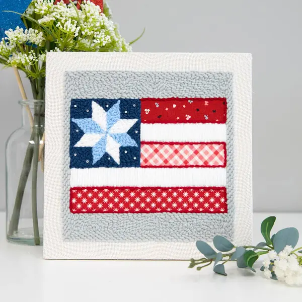 Stars & Stripes Forever Punch Needle Plus Kit | Kimberbell