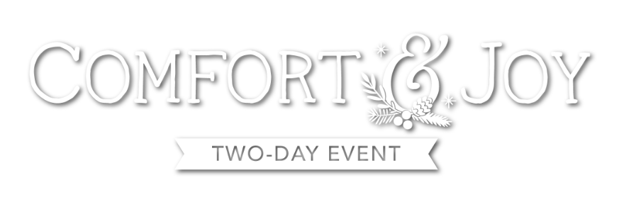 White Comfort & Joy Logo