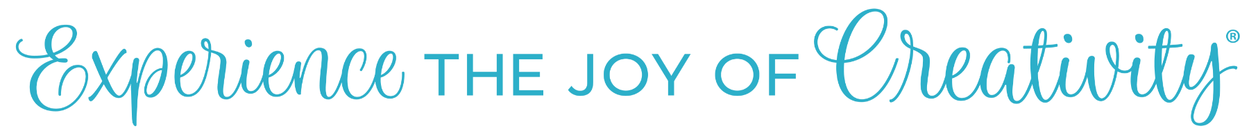 Decorative Text: Experience the joy of Creativity.