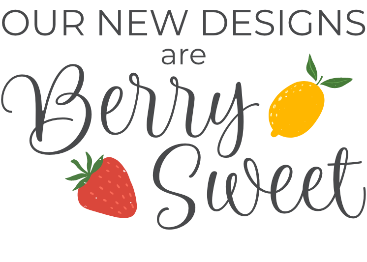 Our new designs are berry sweet -- Punch Needle