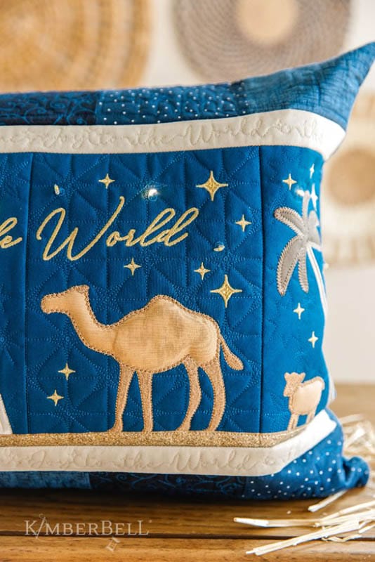 Nativity Bench Pillow (Digital Download)