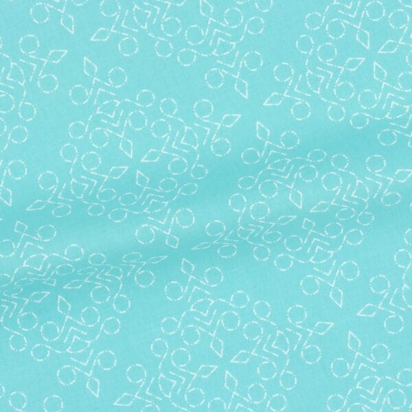 Gathering Filagree Aqua (3 Yard Cut)